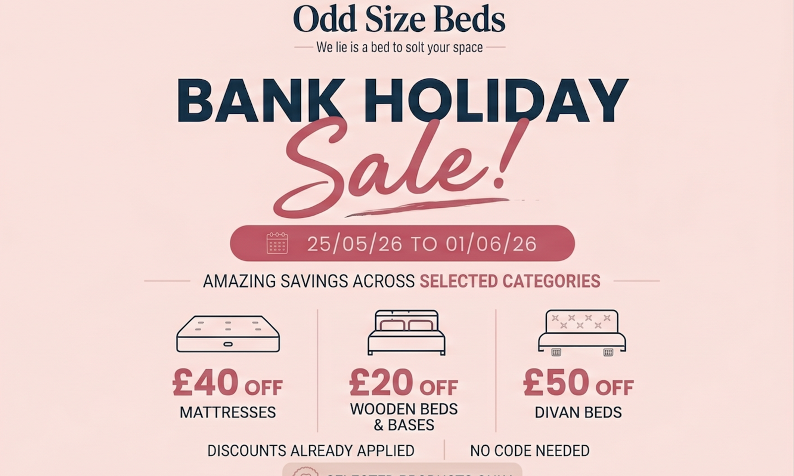 Bank Holiday Sale