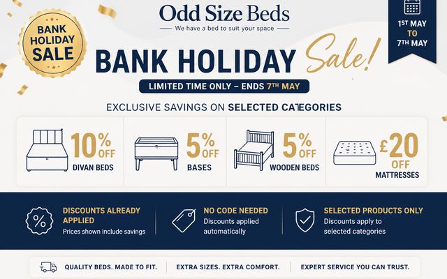 May Bank Holiday Bed Sale