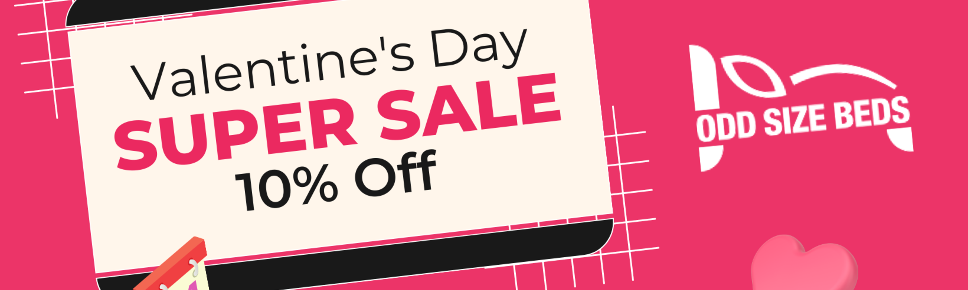 Valentine's Day Bed and Mattress Sale Save 10%