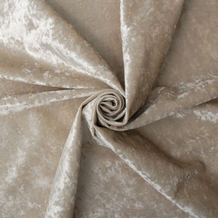 crushed velvet ivory