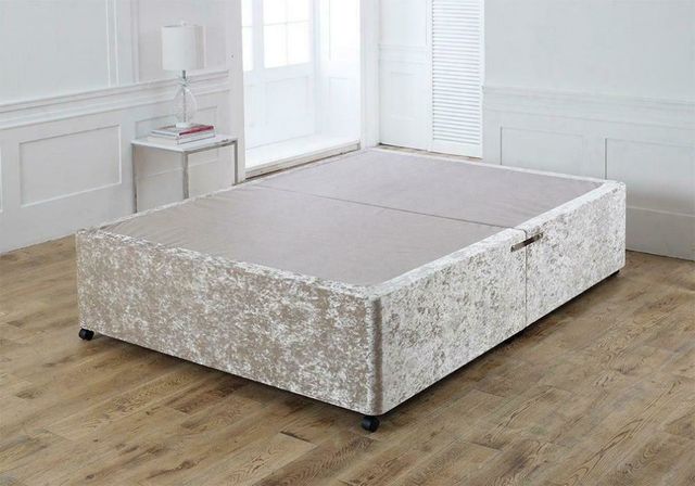 Made to Measure Crushed Velvet Divan Base Only