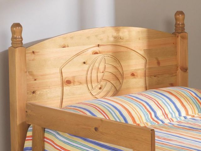 Pine Headboard – Football Motif