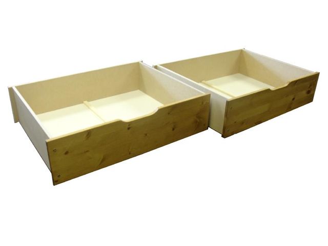 Underbed Pine Storage Drawers