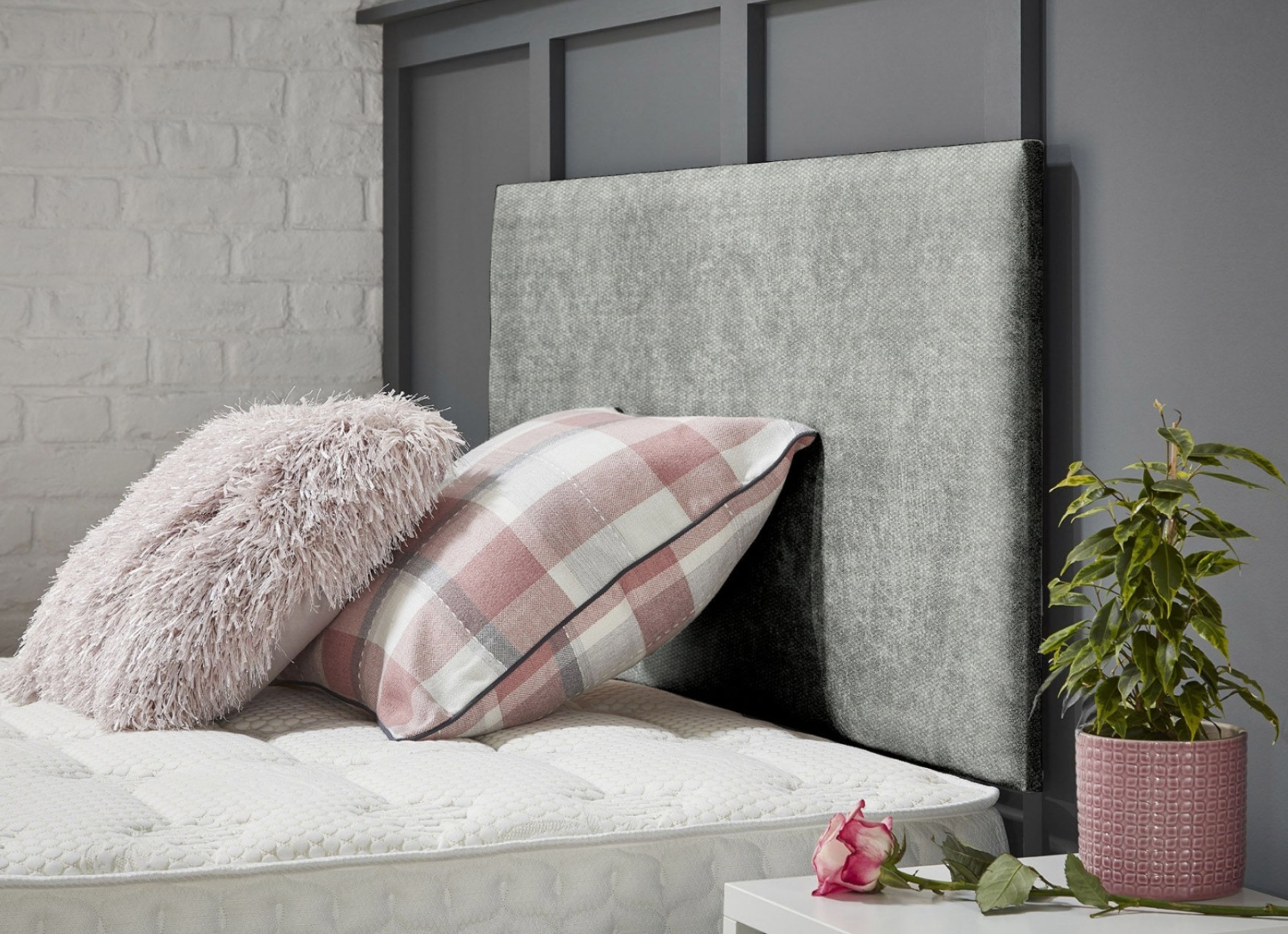 Lancashire Beds Flat Single Panel Headboard