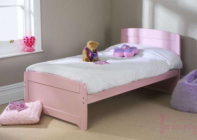 Child’s Rainbow Wooden Pink Bed