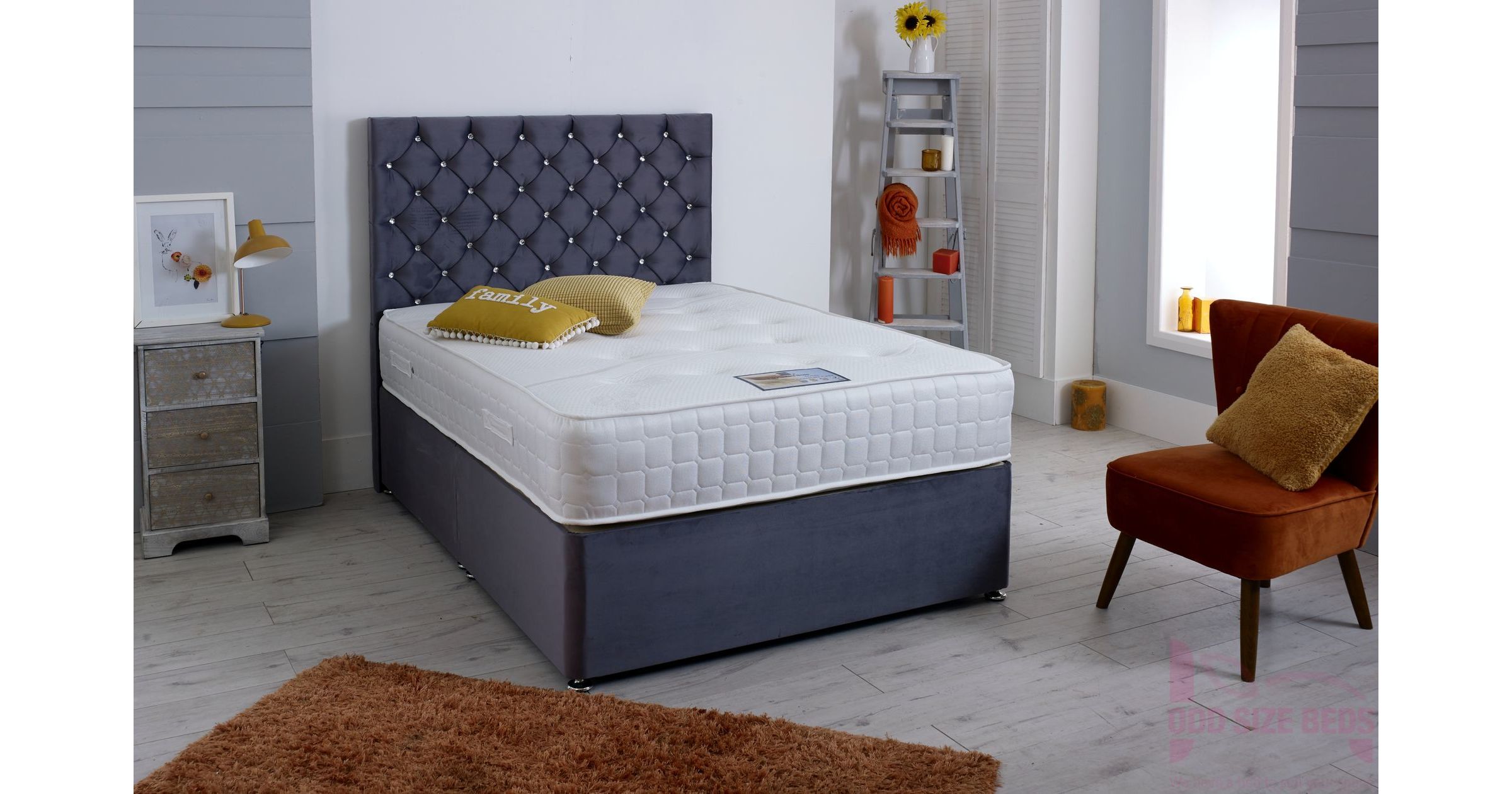 Made to Measure Total Comfort 1500 Divan Base + Mattress