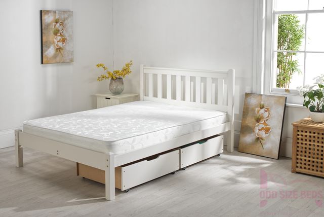 Shaker White Bed Frame